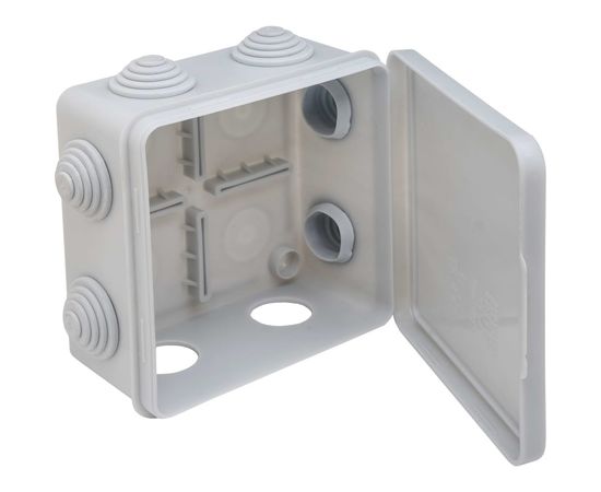 Распределительная коробка GUSI ELECTRIC 100х100х55, IP54, ОП, серый евро С3В108 – изображение 2