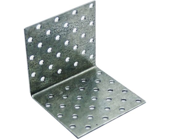 Крепежный равносторонний уголок АКСЛЕН KUR 80х80х80х2 мм 00-00000331 – изображение 2