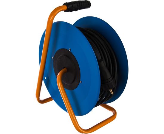 Силовой удлинитель на катушке GLANZEN 4 гнезда КГ 3х1,5 EB-30-009 00-00005302 – изображение 3