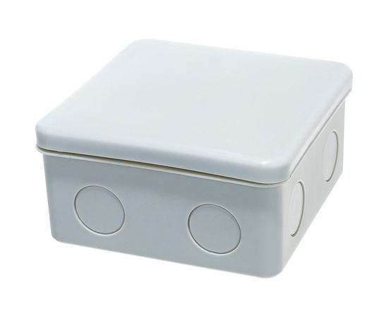 Распределительная коробка GUSI ELECTRIC 100х100х55 без отверстий 3 муфты, IP54, ОП, серый С3В100 Евро – изображение 3