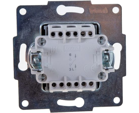 Выключатель LEZARD KARINA белый 707-0288-100 – изображение 3