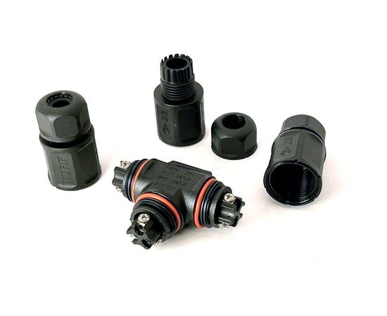 Водостойкий 3-полюсный разъем TTAF Elektronik, 250V 20A IP68 WPT-0303M20 – изображение 3