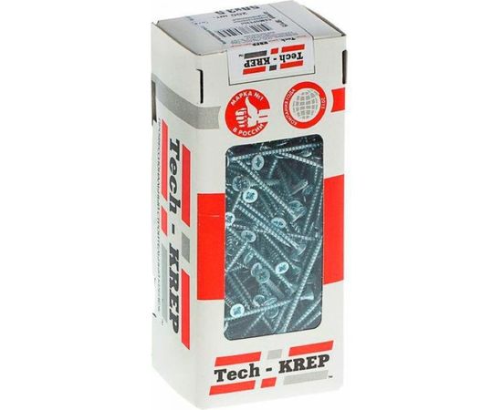 Универсальный саморез Tech-Krep 50х3,5 мм 200 шт оцинкованный, коробка с окном 102175 – изображение 3