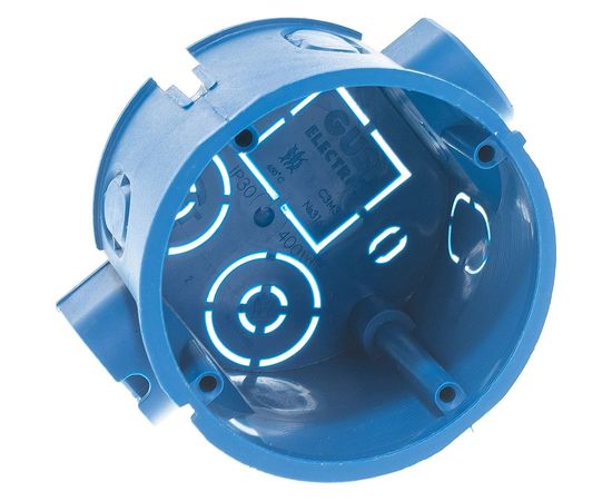 Подрозетник с кабель-каналом для сплошных стен GUSI ELECTRIC 68х45, IP30 без саморезов С3М3 БС Евро – изображение 3