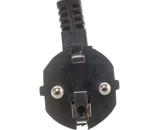 Сетевой шнур REXANT евровилка угловая - евроразъем С13, кабель 3x0,75 кв.мм, длина 3 метра 11-1122 – изображение 4