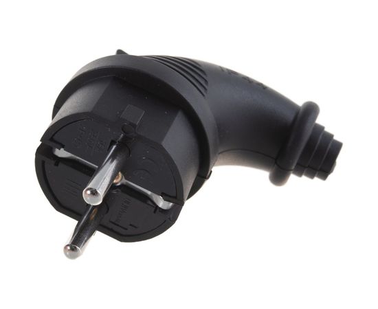 Угловая однофазная вилка, каучук UNIVersal 1241 – изображение 4