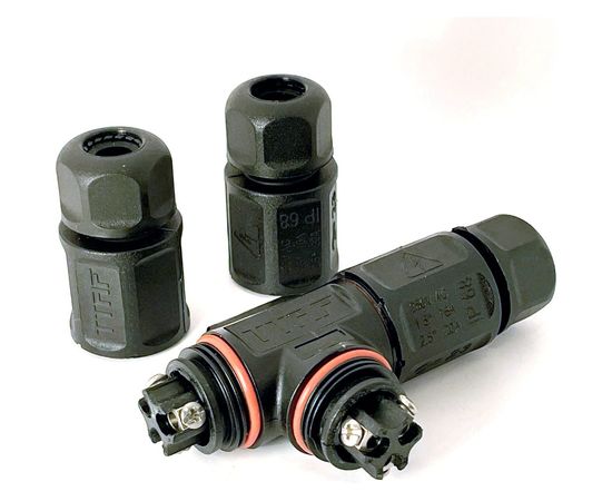 Водостойкий 3-полюсный разъем TTAF Elektronik, 250V 20A IP68 WPT-0303M20 – изображение 4