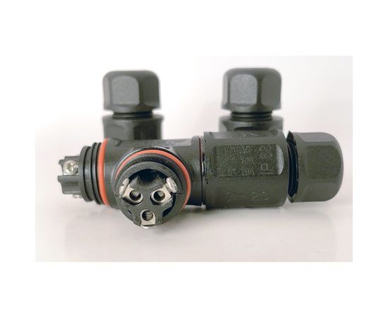 Водостойкий 3-полюсный разъем TTAF Elektronik, 250V 20A IP68 WPT-0303M20 – изображение 5