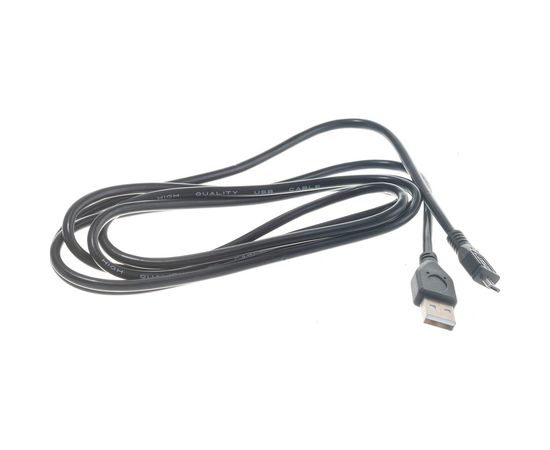 Шнур REXANT micro USB male - USB-A male 1.8M черный 18-1164-2 – изображение 5