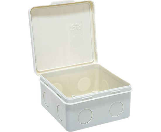 Распределительная коробка GUSI ELECTRIC 100х100х55 без отверстий 3 муфты, IP54, ОП, серый С3В100 Евро – изображение 5