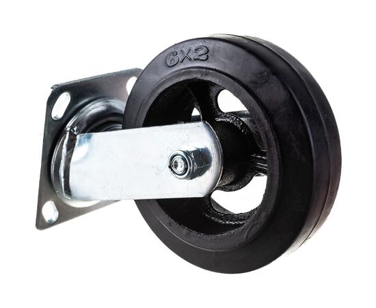 Колесо большегрузное обрезиненное поворотное SCD63 160 мм MFK-TORG 1083160 – изображение 5