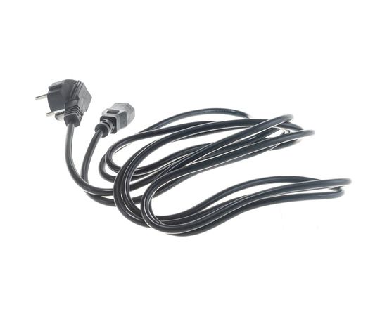 Сетевой шнур REXANT евровилка угловая - евроразъем С13, кабель 3x0,75 кв.мм, длина 3 метра 11-1122 – изображение 6