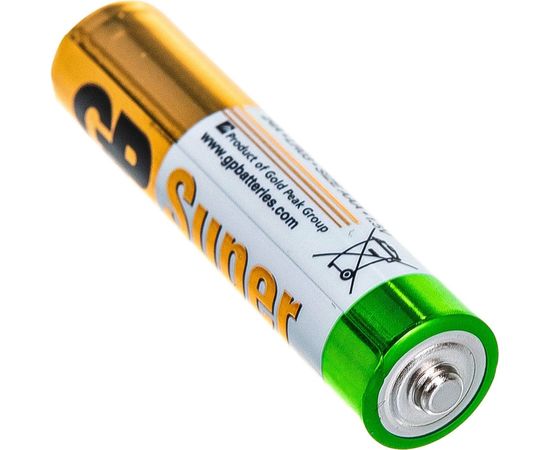 Алкалиновые батарейки GP Super Alkaline 24А ААA - 96 шт. в коробке 24ARS-2SB4 – изображение 6