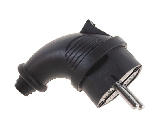 Угловая однофазная вилка, каучук UNIVersal 1241 – изображение 6