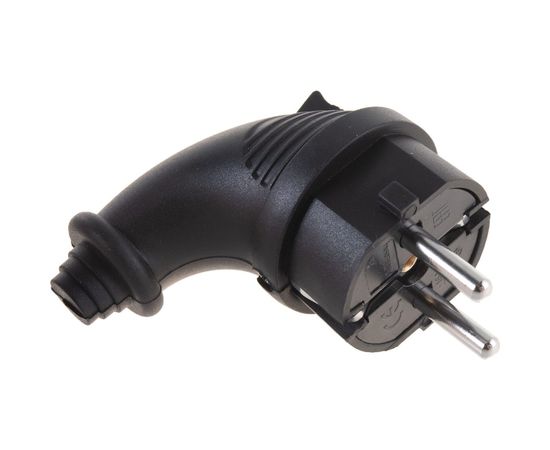 Угловая однофазная вилка, каучук UNIVersal 1241 – изображение 7