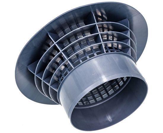 Вытяжной зонт для канализации Flextron Дефлектор 110мм SVK-K14734 – изображение 8