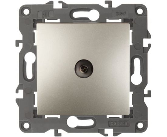 Розетка TV ЭРА 14310204 проходная, IP20, Elegance, шампань Б0034299 