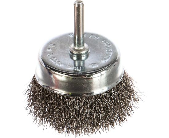 Кордщетка чашеобразная мягкая (75 мм) для дрели ПРАКТИКА 032-584 