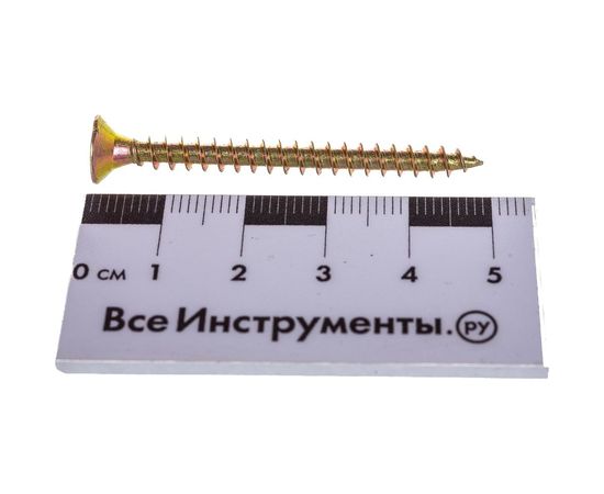 Саморез КРЕП-КОМП желтый цинк POZY 4,5х50 400шт жд4550ф 