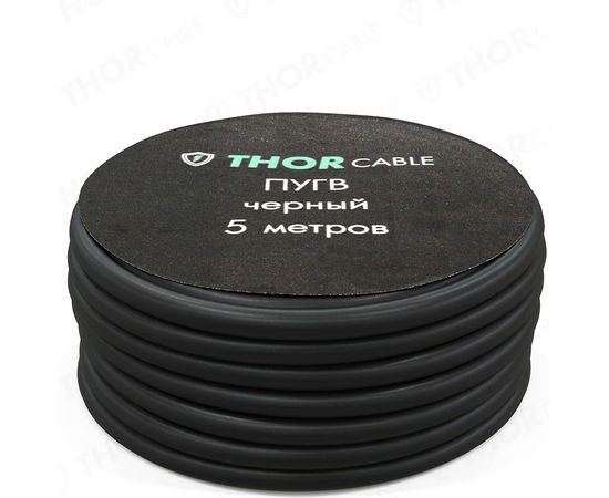 Провод ПУГВ Торкабель 1,0 черный 5 м в упаковке 0749524536762 