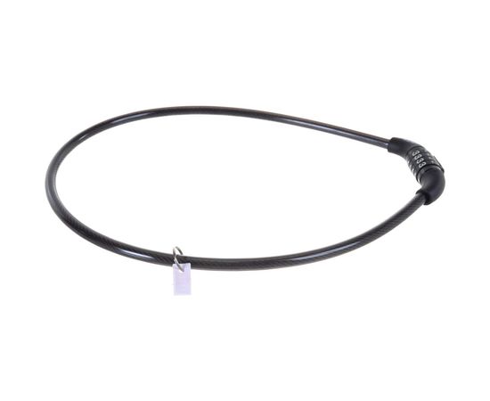 Тросовый кодовый Замок Зубр Стандарт с неизменяемым кодом длина троса 650 мм d мм 37267-65 