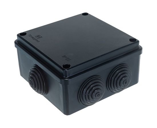 Распределительная коробка Промрукав для о/п безгалогенная HF черная 100х100х50 40-0300-9005 