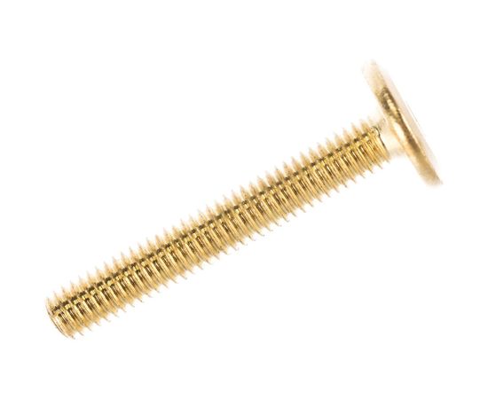 Мебельный винт с плоской головкой ЕВРОПАРТНЕР латунир. М6х40 20шт. 6 2112 4 