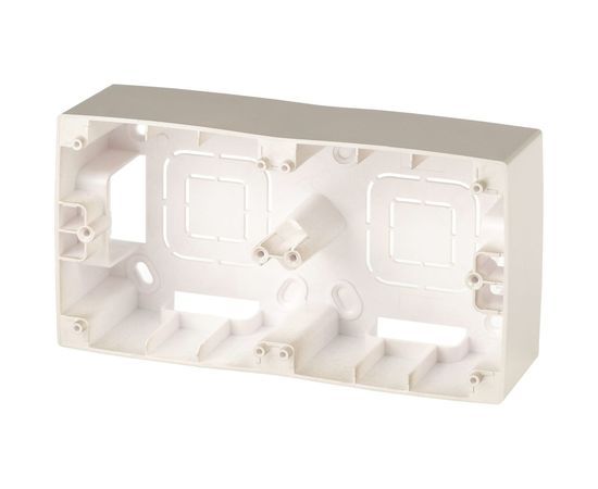 Коробка накладного монтажа ЭРА 12610204 2 поста, Эра 12, шампань Б0043173 