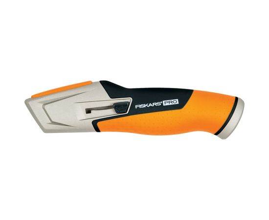 Строительный нож с выдвижным сменным лезвием Fiskars CarbonMax 1027223 