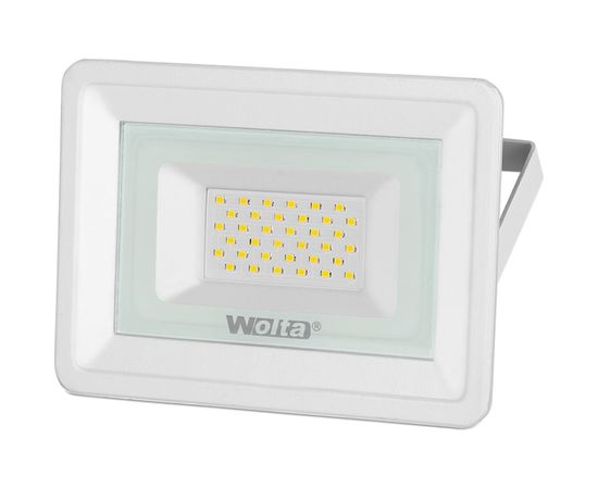 Светодиодный прожектор Wolta, 5700K, 30 W SMD, IP 65, цвет белый, слим WFL-30W/06W 