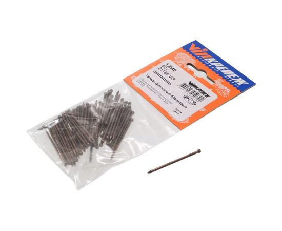 Финишные гвозди VIPкрепеж бронзовые 1,8х40 60 шт 21186 VIP 