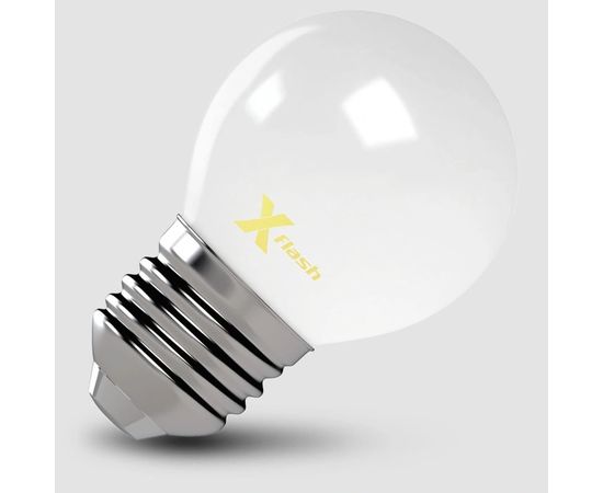 Светодиодная лампочка X-Flash XF-E27-FLM-G45-4W-2700K-230V артикул 48090 – изображение 2