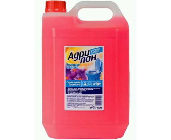 Чистящее средство для загрязнений и ржавчины Адрилан с цветочным ароматом 5 л 205080 – изображение 2