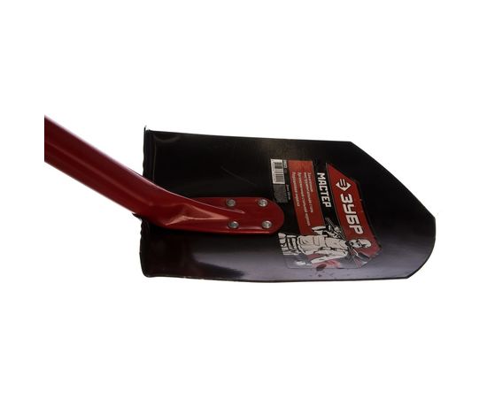 Штыковая лопата МАСТЕР, стальной черенок, с рукояткой, ЗУБР 39523 – изображение 2