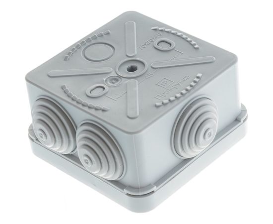 Распределительная коробка Промрукав безгалогенная HF атмосферостойкая 70х70х40 40-0205 – изображение 2