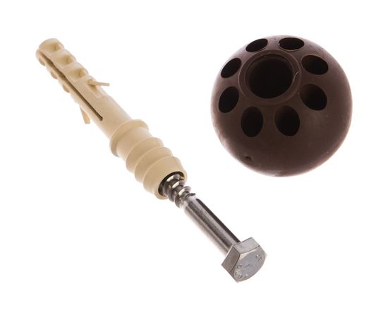 Комплект дверного ограничителя ЕВРОПАРТНЕР TSM темно-коричневый 87577 – изображение 2