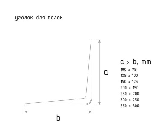 Уголок для полок НОРА-М коричневый-250х200 8х10 8587 – изображение 2