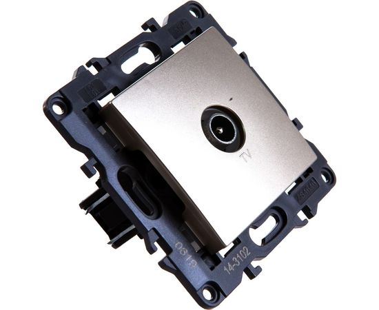 Розетка TV ЭРА 14310204 проходная, IP20, Elegance, шампань Б0034299 – изображение 2