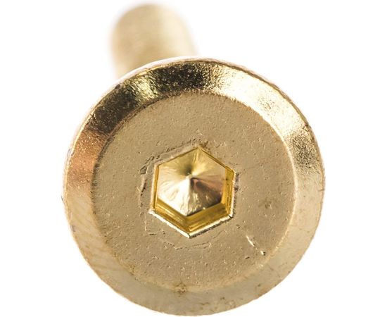 Мебельный винт с плоской головкой ЕВРОПАРТНЕР латунир. М6х40 20шт. 6 2112 4 – изображение 2