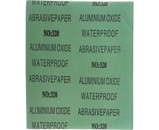 Лист шлифовальный СТАНДАРТ на бумажной основе, водостойкий (5 шт; 230х280 мм; Р320) Зубр 35417-320 – изображение 3