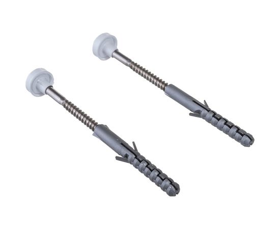 Комплект крепления для унитаза ГОСКРЕП 8х65 с белой заглушкой 2 шт. 9-0016570 – изображение 3