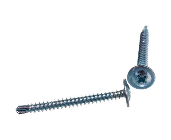 Саморез с прессшайбой Качественный крепеж 4,2х41 сверло 250 шт 0500351 КЧ – изображение 3