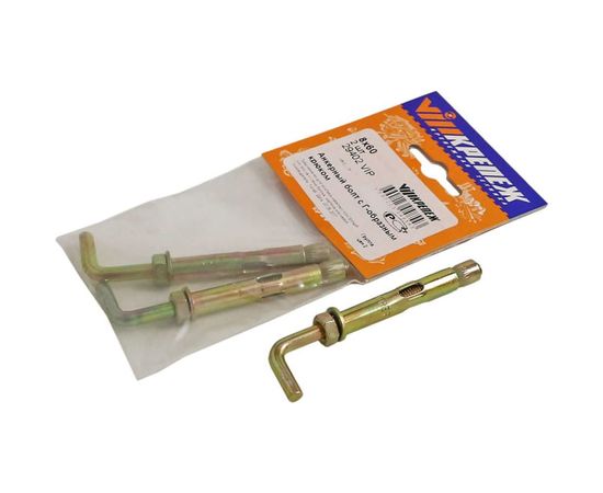 Анкерный болт с Г-образным крюком 8х60, 2 шт. 29402 VIP – изображение 3