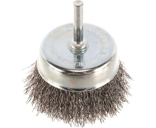Кордщетка чашеобразная мягкая (75 мм) для дрели ПРАКТИКА 032-584 – изображение 3