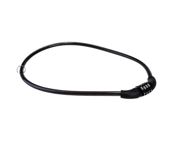 Тросовый кодовый Замок Зубр Стандарт с неизменяемым кодом длина троса 650 мм d мм 37267-65 – изображение 5