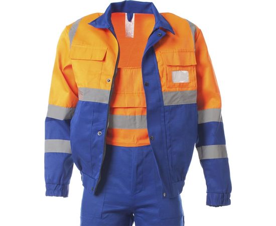 Летний костюм СПРУТ МЕТЕОР василёк/оранжевый, р. 56-58/112-116, рост 182-188 114513 – изображение 5