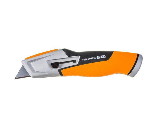 Строительный нож с выдвижным сменным лезвием Fiskars CarbonMax 1027223 – изображение 6