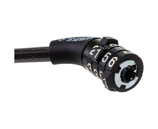 Тросовый кодовый Замок Зубр Стандарт с неизменяемым кодом длина троса 650 мм d мм 37267-65 – изображение 7