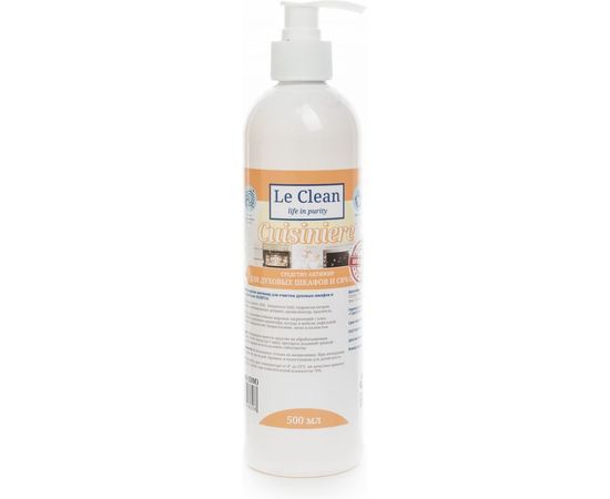 Концентрированное средство для очистки духовых шкафов и СВЧ печей Le Clean Cuisiniere Антижир 500 ml LC KIT500 DM 