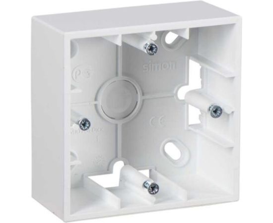 Коробка для наружного монтажа Simon на 1 пост, белый 20 1590751-030 